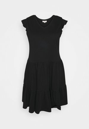 CARAPRIL LIFE FRILL DRESS - Kjole - black