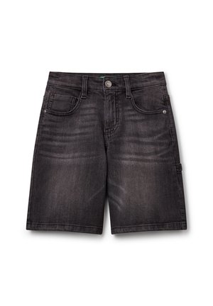 BERMUDAS - Short en jean - black
