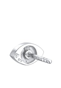 Elli SINGLE  EVIL EYE SYMBOL EMAILLE - Boucles d'oreilles - silberfarben