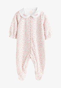 Nevybráno, white ditsy