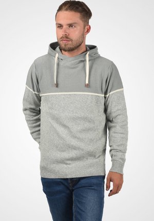 INDICODE JEANS IDLYNDE - Jersey con capucha - light grey