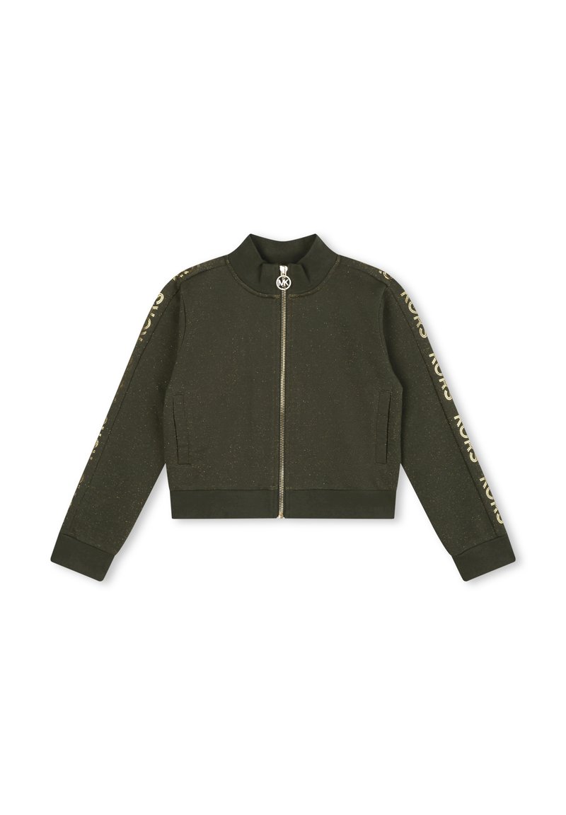 Michael Kors Kids Sweater met rits groen
