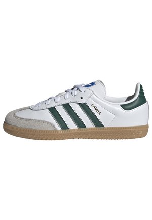 SAMBA UNISEX - Sneakers basse - ftwr white/collegiate green/gum