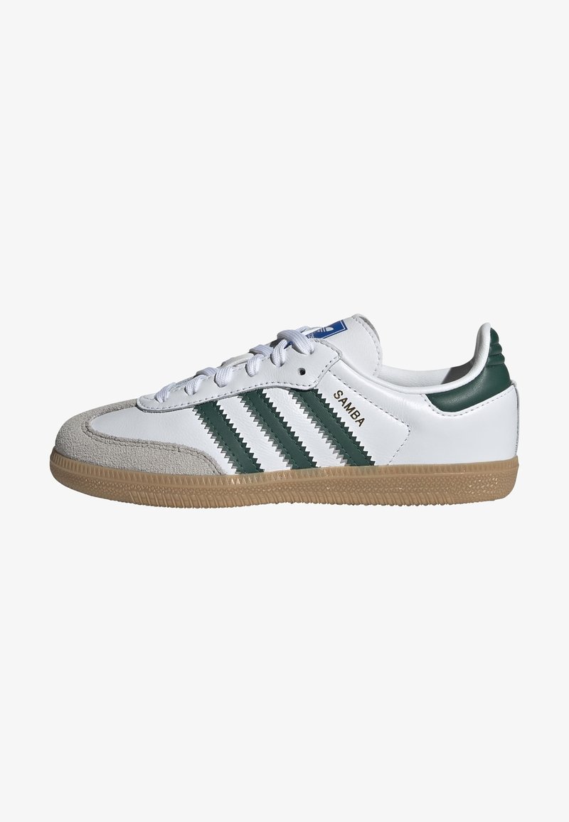 adidas Originals SAMBA UNISEX - Zapatillas - ftwr white/collegiate green/gum