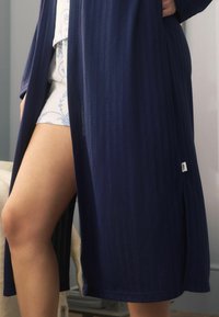 Laura Ashley SEERSUCKER LONG LINE LOUNGE - Dodatek za na plažo - blue