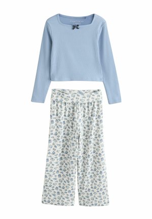 REGULAR FIT - SOFT FOLDED WAISTBAND SET - Pyjama - blue ditsy