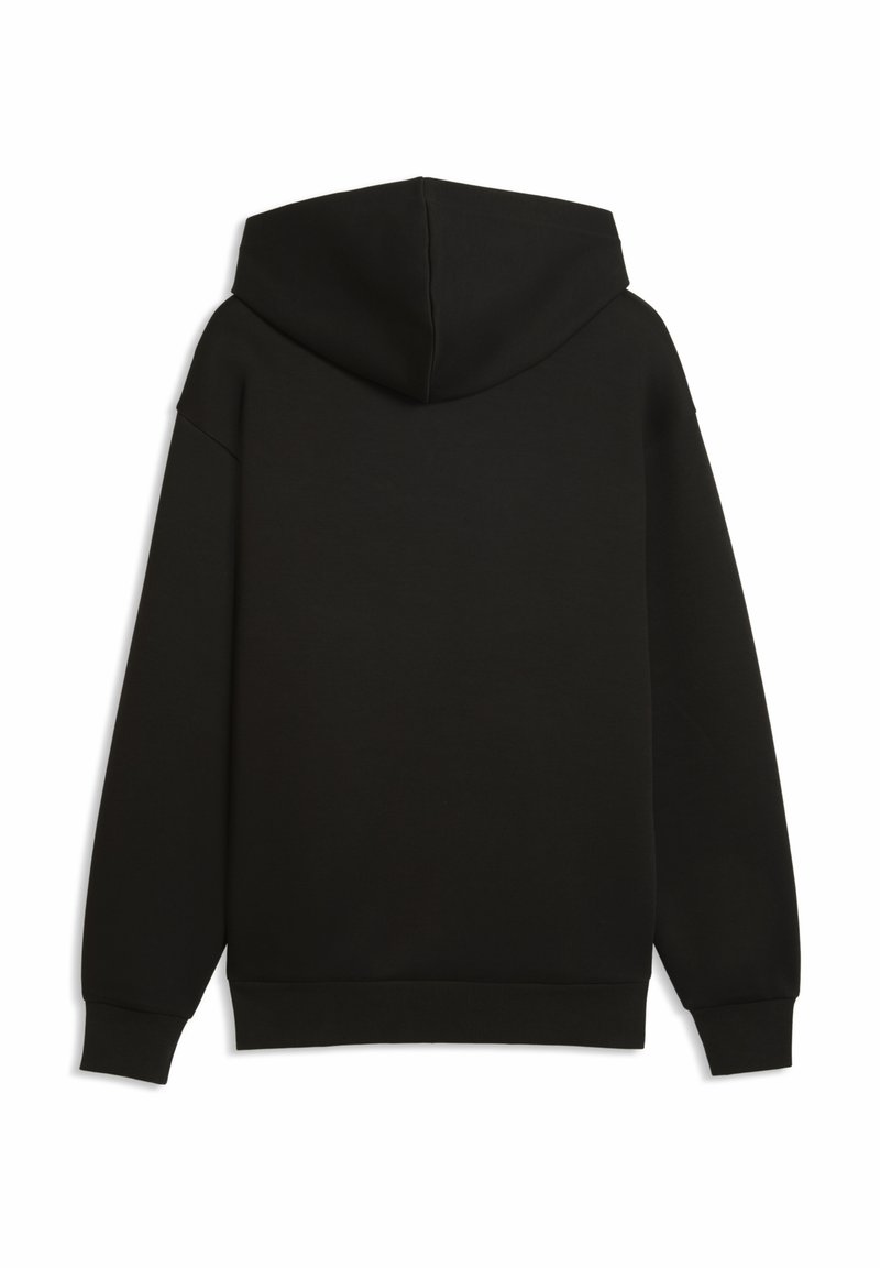 Puma ESSENTIALS ELEVATED CAT LOGO RELAXED - Mikina s kapucí - black