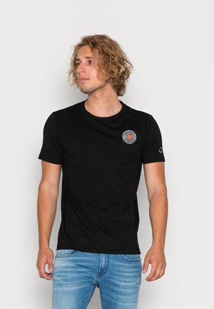 T-shirt med print - black
