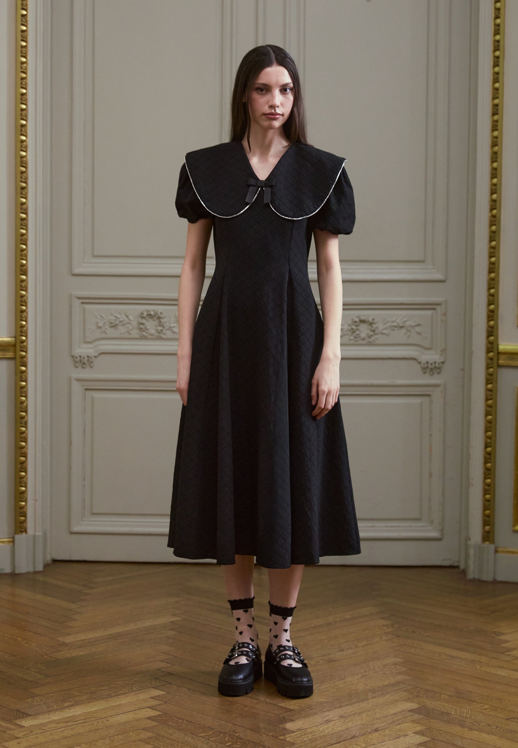 sister jane☆Windward Midi Dress ワンピース【UK発】 Sister Jane WINDWARD MIDI DRESS - Day dress - black