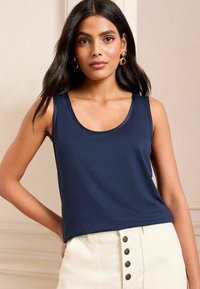 Love & Roses REGULAR FIT - SCOOP NECK - Top - black white and navy x3