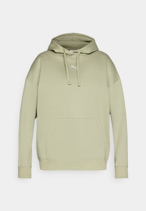 Puma kapuutsiga särk helesinises värvitoonis, mis sisaldab küllakotti, reguleeritavat kapuutsi ja soonikkoes varrukaotsi. Valmistatud pehmest puuvilla segust.