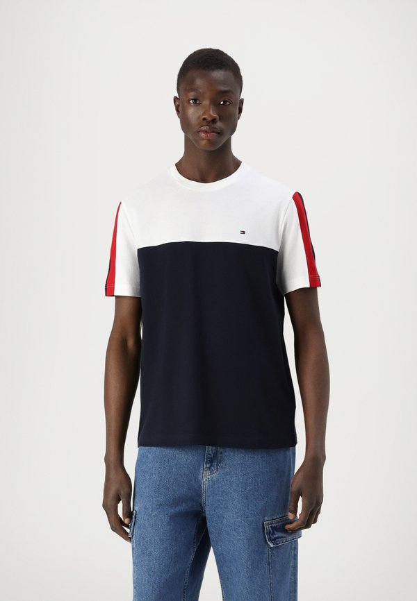 GLOBAL STRIPE COLOURBLOCK TEE - Print T-shirt
