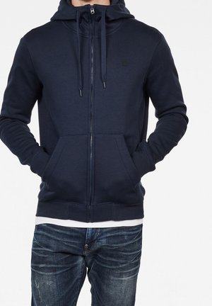 Sweater met rits - dark blue