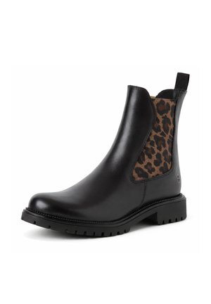 Ankle boots - black/leopard