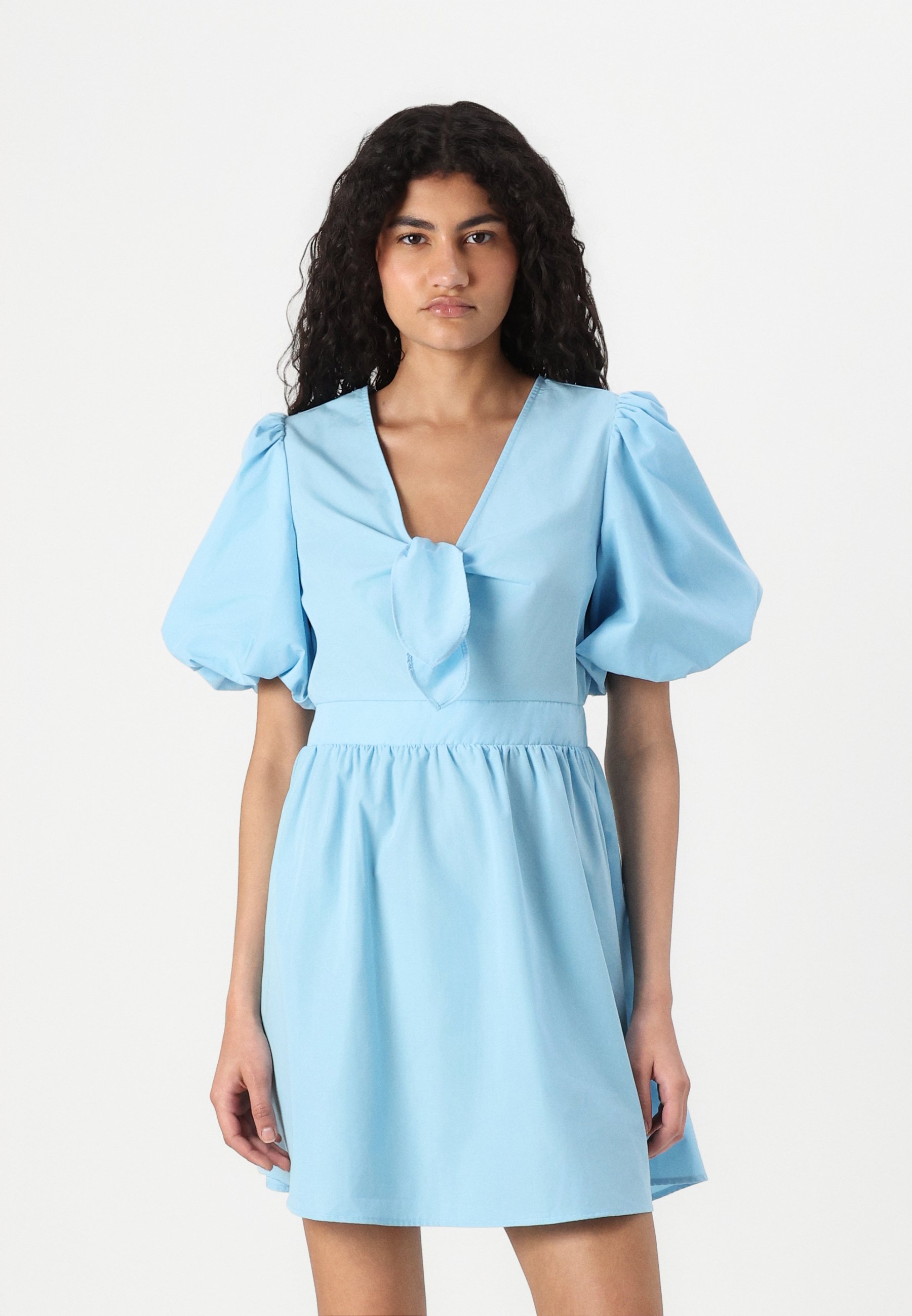 princess polly baby blue dress Sky Dress-Open Back Multicolor Maxi Dress – AlmaByOnline