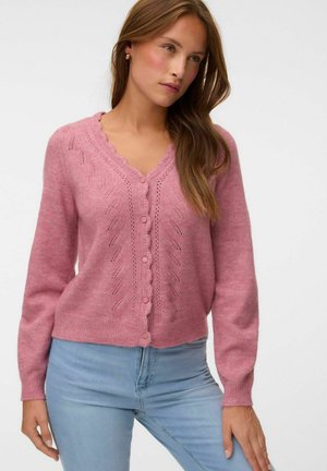 Vero Moda, STRICKJACKE VMLYA STRICKJACKE - Gilet - rose elegance