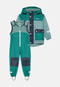 Geselecteerd, teal/dark blue