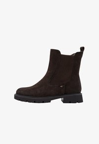 Sélectionné, mocca suede