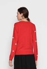 Vero Moda VMTINSEL O-NECK XMAS - Camisola - chinese red/sepia tint/snow white/ponderosa pine/chocolate plum/black/gold