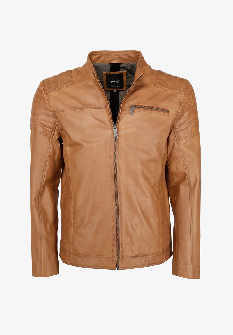 Maze ROCHA - Nahkatakki - cognac