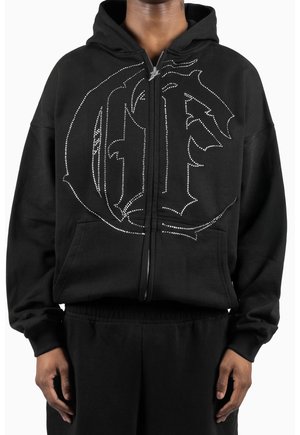 FAVELA, Sweat zippé - black