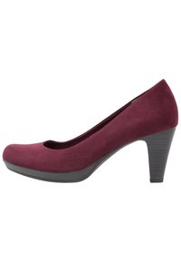 Marco Tozzi Klasické lodičky - dark red