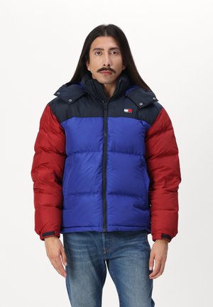 Tommy Jeans, ALASKA COLORBLOCK PUFFER - Winter jacket - bright blue multi