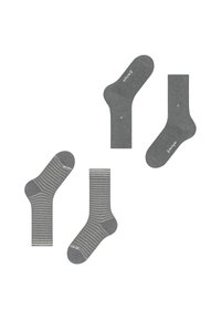Burlington ONE SIZE EVERYDAY STRIPE SO - MIXED 2-PACK - Socks - grau