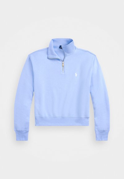 Polo Ralph Lauren FLEECE QUARTER ZIP - Bluză de molton - office blue