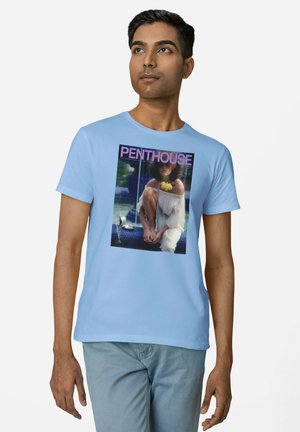 PENTHOUSE 1978 COVER - T-shirt med print - light blue