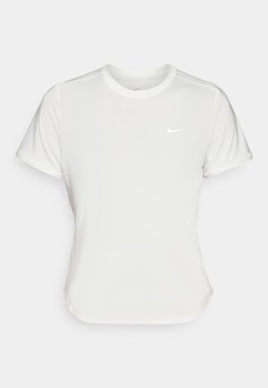 Nike Performance SWIFT TOP - Sports T-shirt - sail/reflective silver