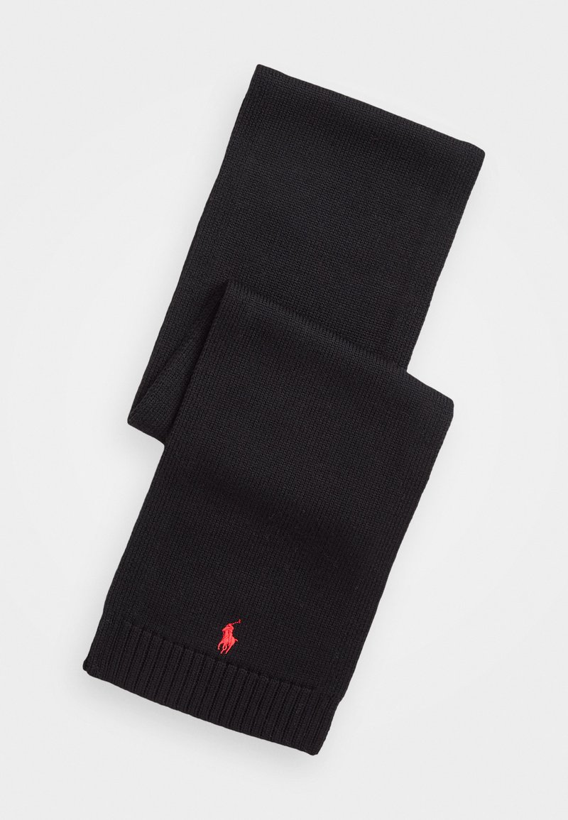 Polo Ralph Lauren SCARF Šalle black/melns Zalando.lv