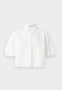 ONLTIELLA PUFF SHIRT - Blúzka so zapínaním na gombíky - cloud dancer