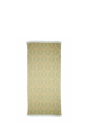 BOTANIC ART - Strandhanddoek - mustard green