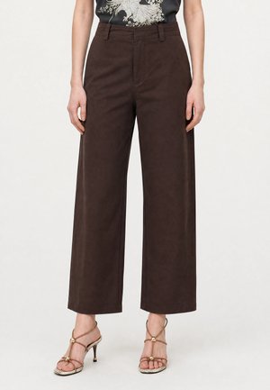 ONLY, ONLCLAIR BARREL - Pantalon classique - black coffee