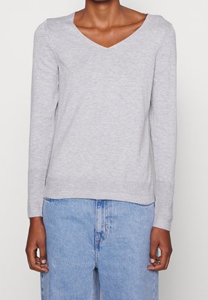 Strickpullover - light grey