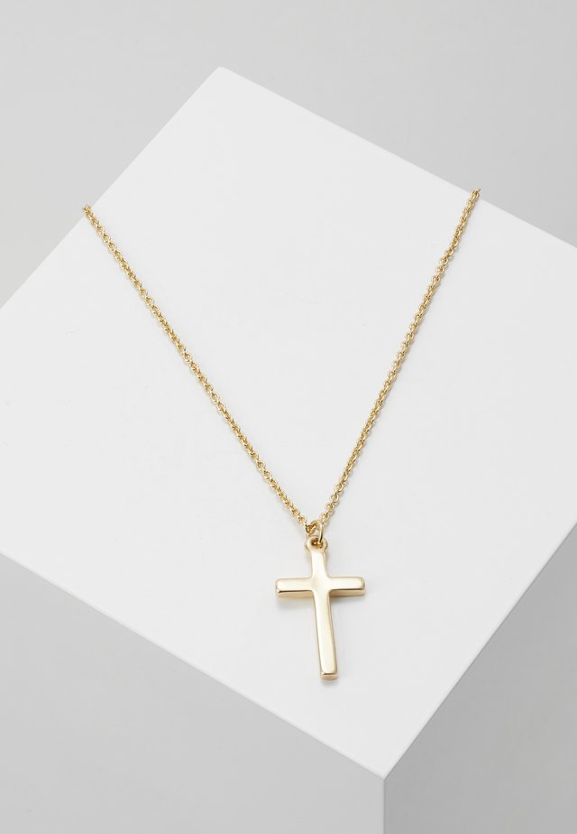 ENGRAVED CROSS PEND - Collar - gold-coloured