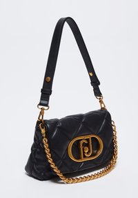 LIU JO METALASSÉ LAPUFFY - Borsa a tracolla - black