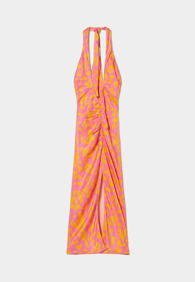 Bershka Cocktailjurk donkerroze