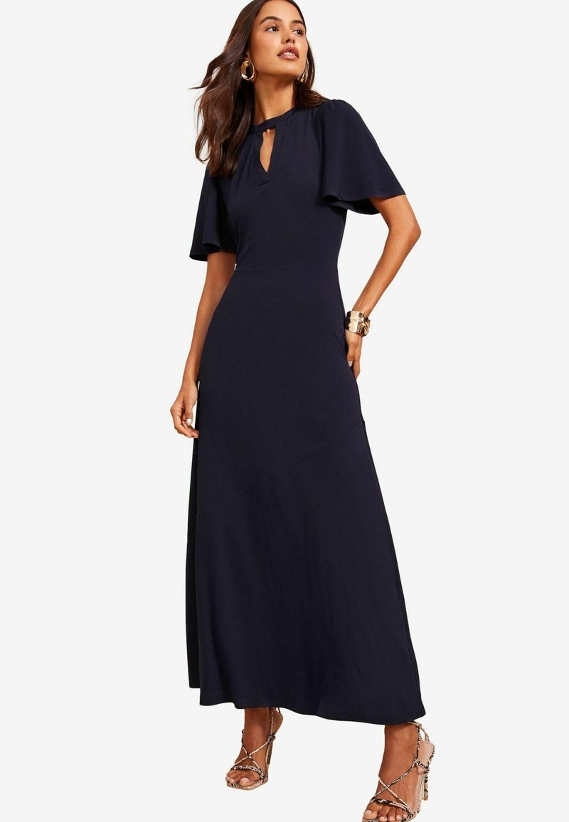 Friends Like These ITY KEYHOLE SHORT SLEEVE PRINTED-REGULAR FIT - Maxi šaty - navy blue