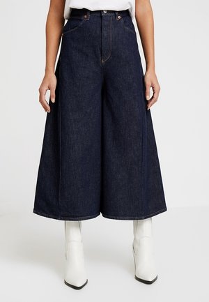 Relaxed fit -farkut - blue-black denim