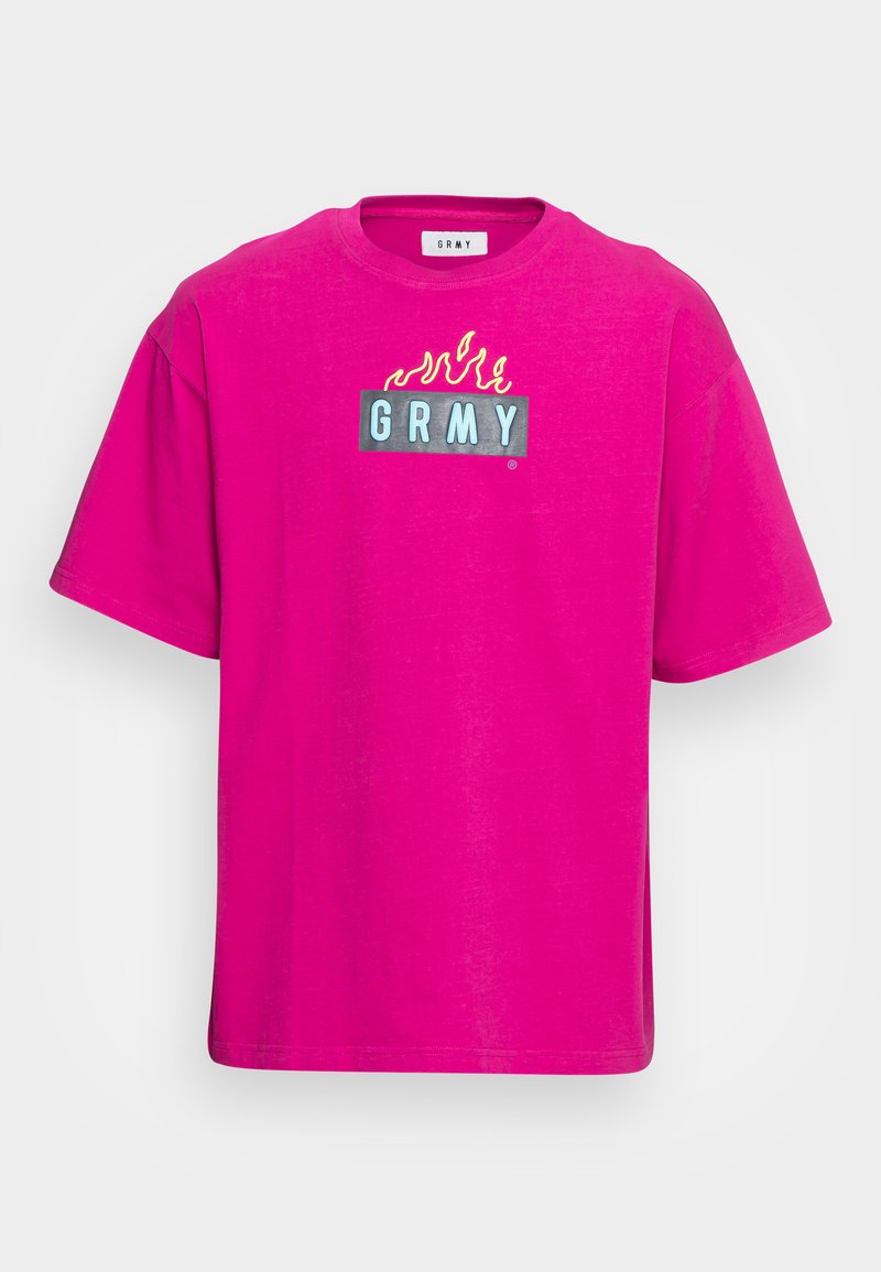 Grimey T-shirt print paars