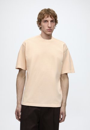 BOSS, DYE - T-shirt basique - light/pastel orange