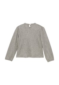 Minymo LONG SLEEVES - Blus - silver-coloured