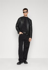 BOSS JOLUR - Chaqueta de cuero - black