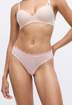 THONG STRETCH 3 PACK - Tango nohavičky - black/cedar/attract