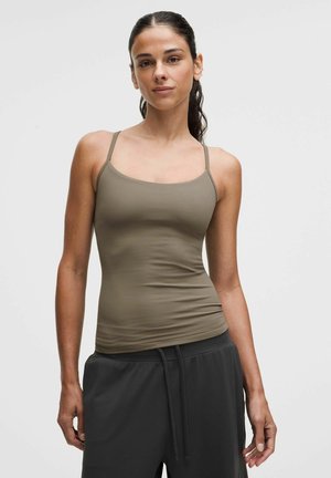 lululemon, FLOW Y B/C CUP - Top - cypress forest