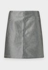 A LINE SKIRT - Τζιν φούστα - denim shine