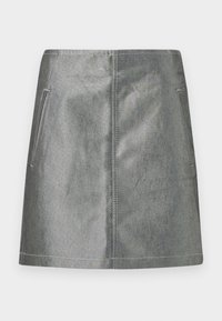 A LINE SKIRT - Farmerszoknya - denim shine
