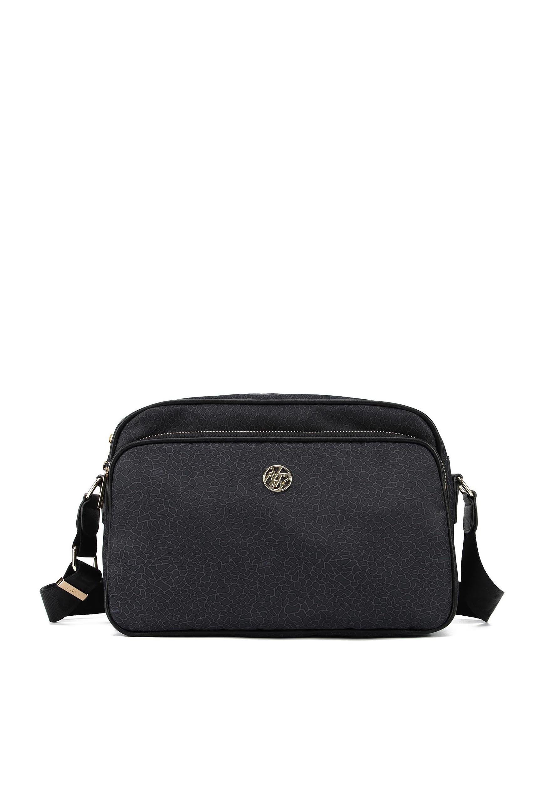 Y Not? TRACOLLA IN LOGATO Borsa a tracolla nero